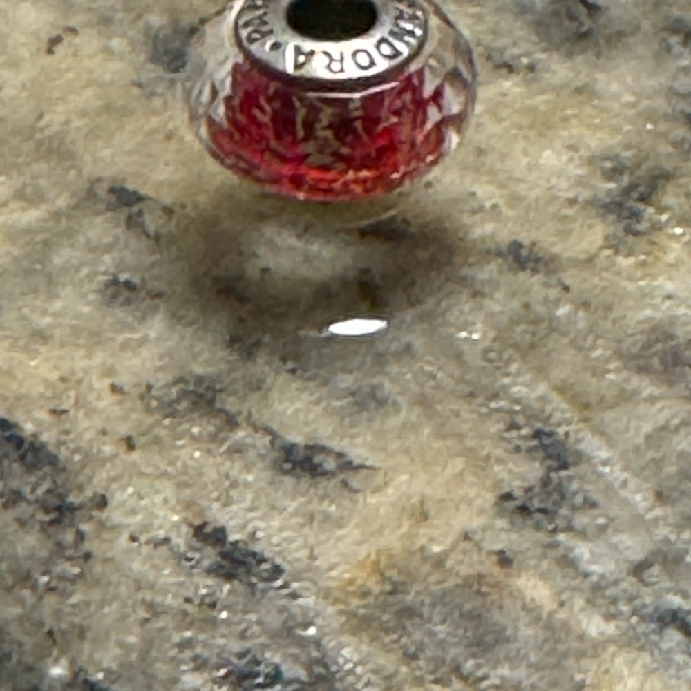 Pandora Red Sea Glass Charm